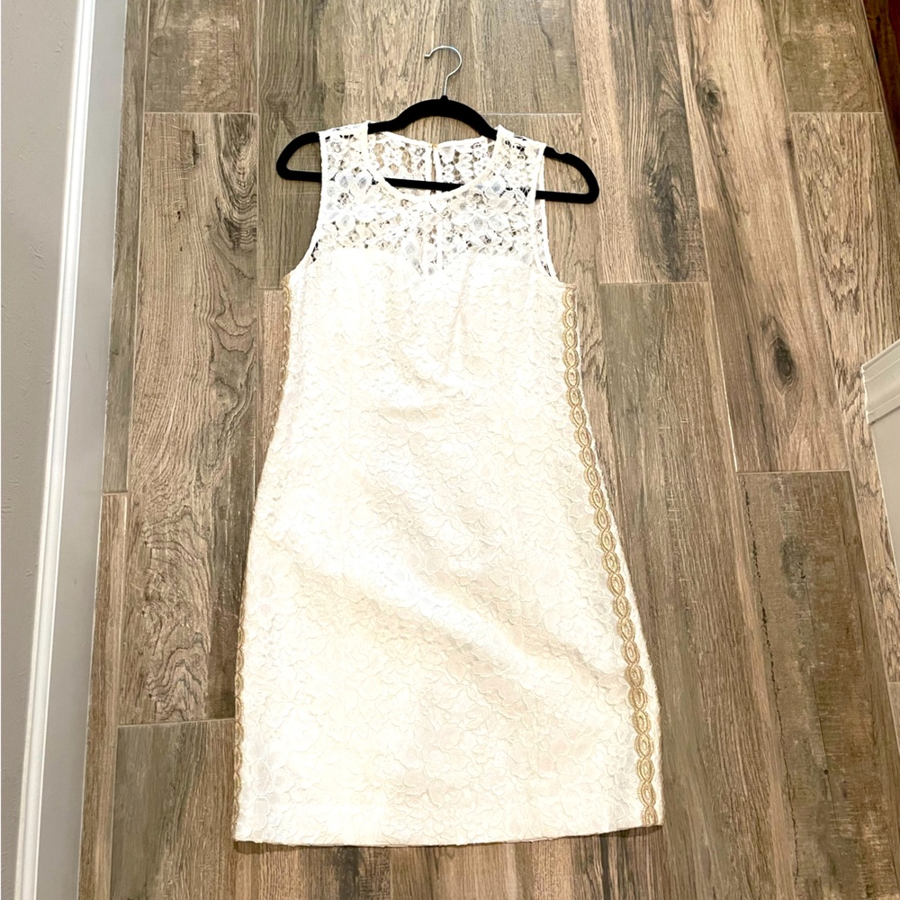 LILLY PULITZER Mila Shift Dress Resort White - Size 6